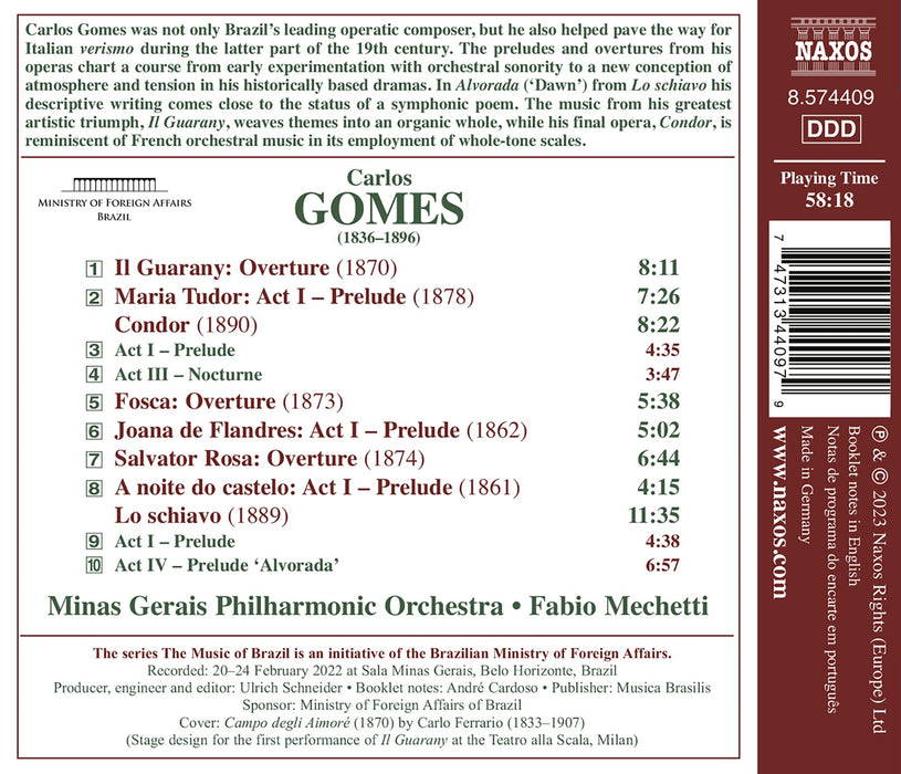 Carlos Gomes - Opera Overtures And Preludes;