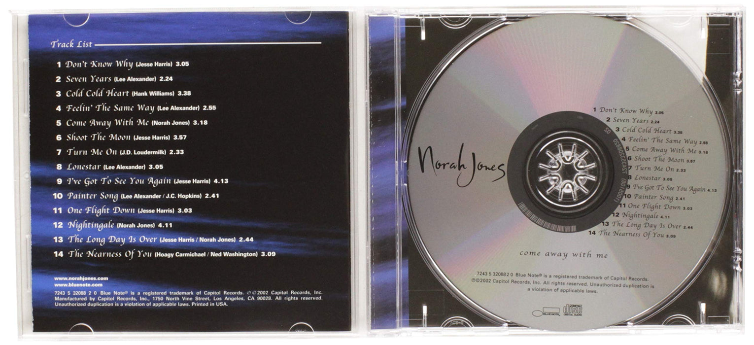 Norah Jones - Come Away With Me;