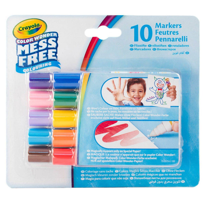 Crayola: 10 Mini Pennarelli Color Wonder;