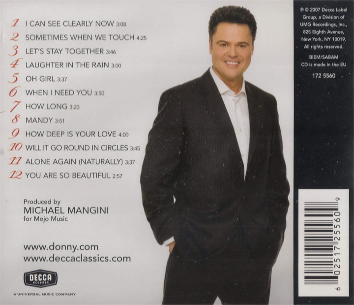 Donny Osmond - Love Songs Of The '70S;