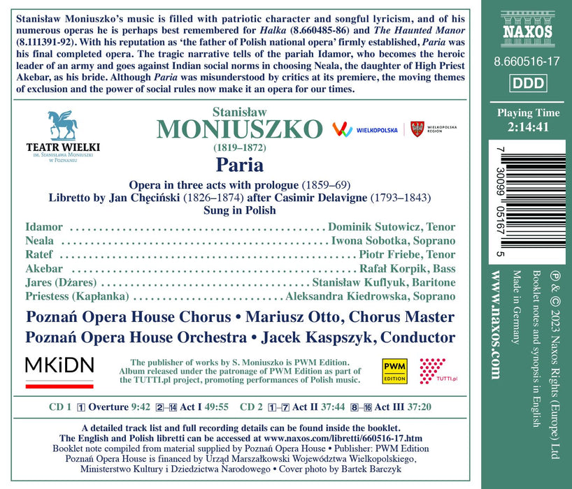Stanislaw Moniuszko - Pariah (2 CDs);