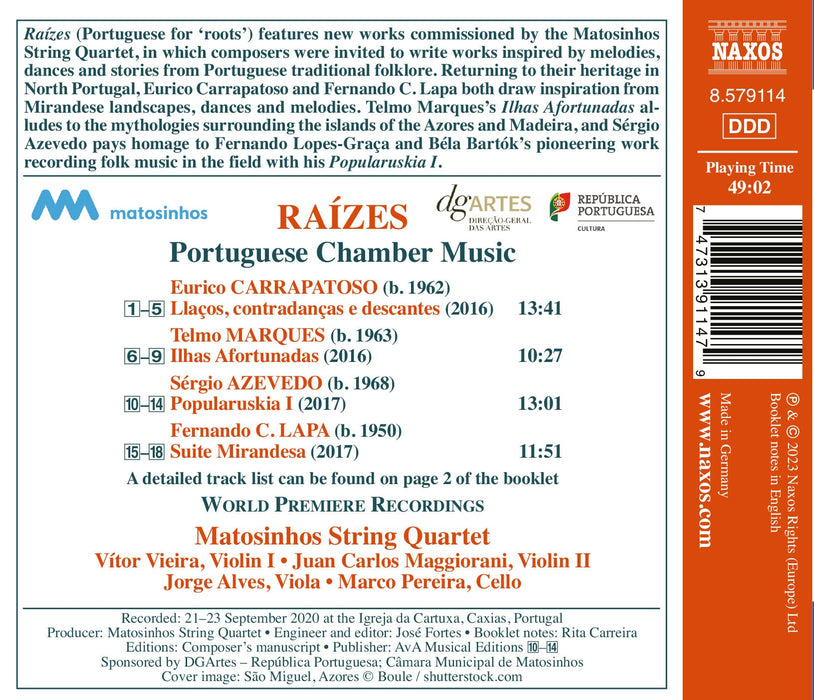 Raizes: Portuguese Chamber Music / Various;
