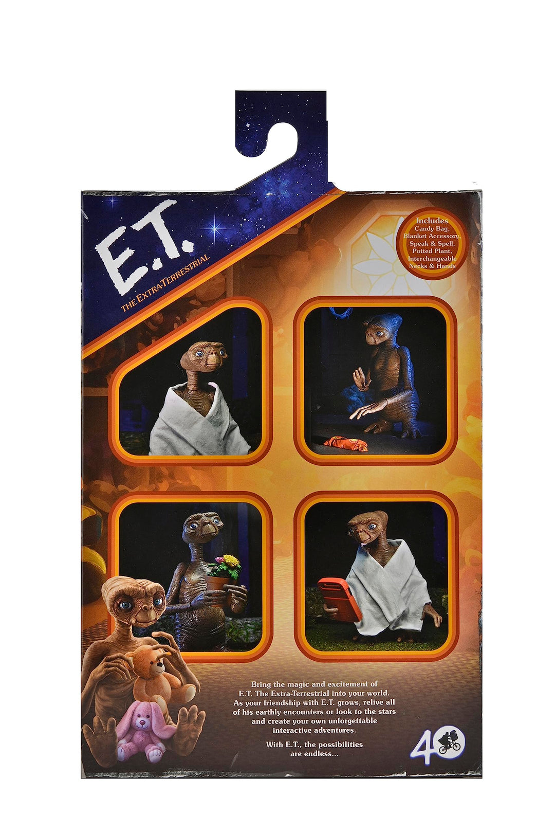 E.T. The Extra-Terrestrial: Neca - 40Th Anniversary Et Ult 7In Af;