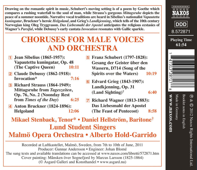 Choruses For Male Voices And Orchestra / Various;