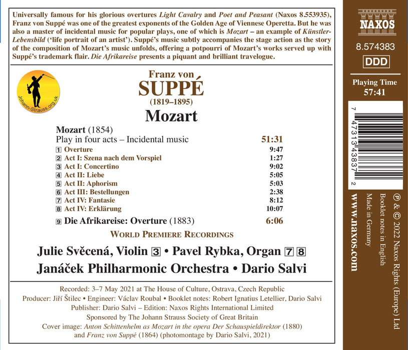 Franz Von Suppe' - Mozart - Incidental Music;