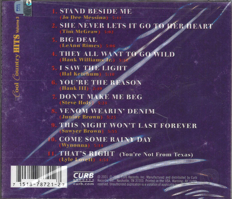 Cool Country Hits Vol. 3 / Various;