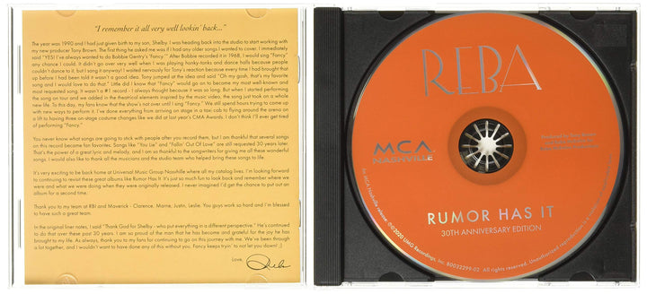 Reba Mcentire - Rumor Has It (30Th Anniversary Edition);