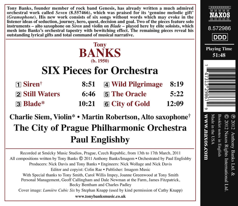 Tony Banks - Six Pieces For Orchestra;