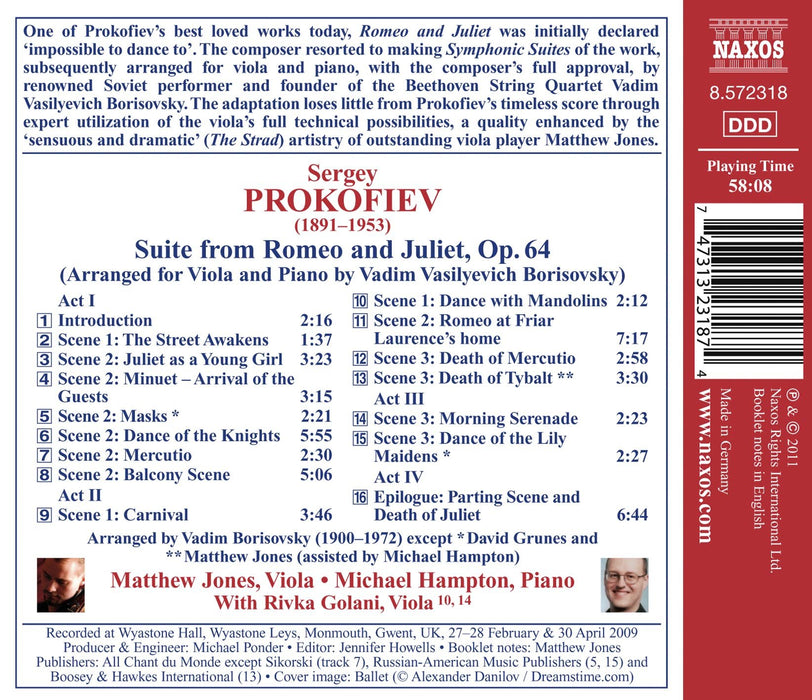 Sergei Prokofiev - Romeo and Juliet - Suite No. 1, Op. 64bis;