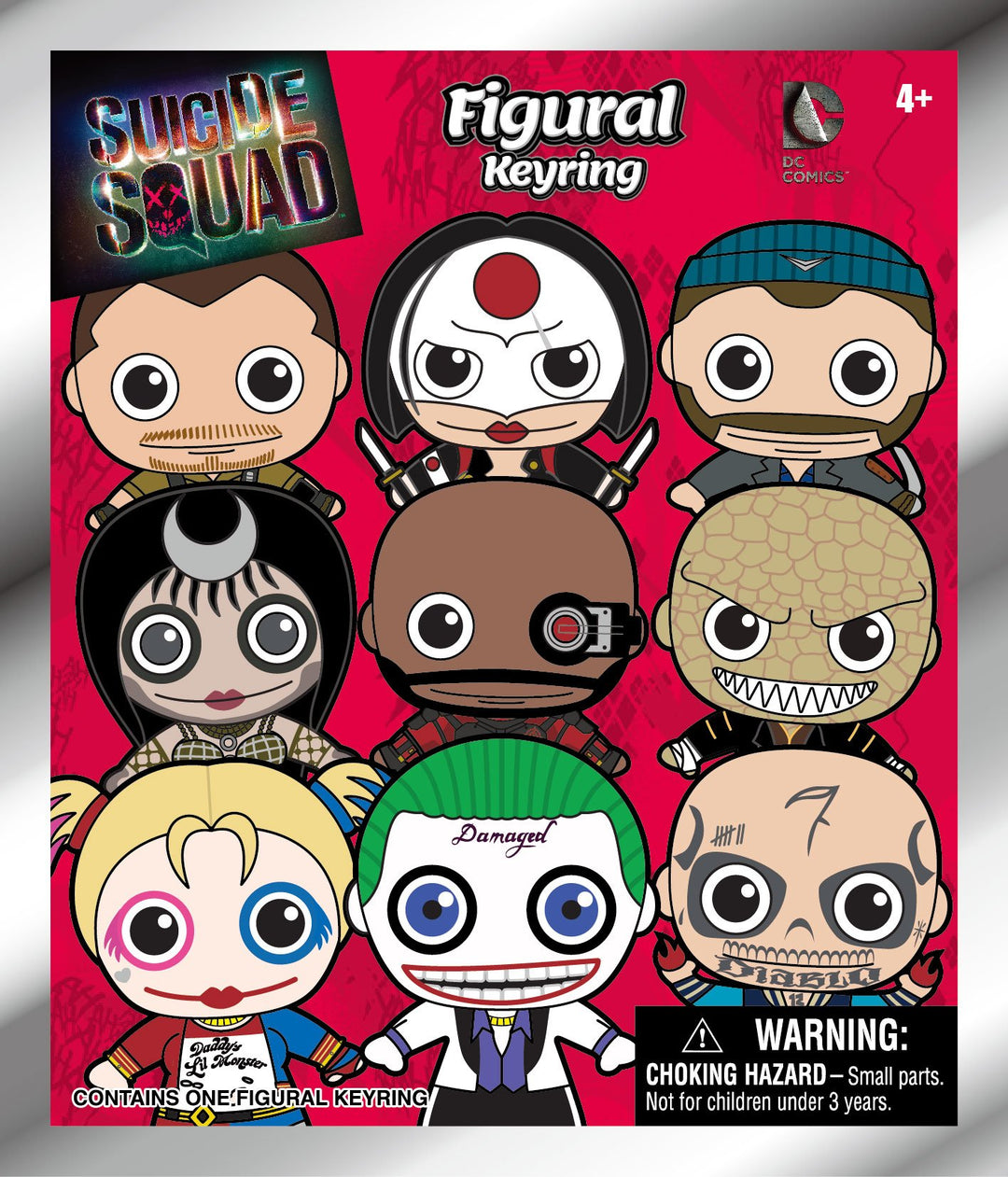 Dc Comics: Suicide Squad Blind Bag 3D Foam Key Ring;