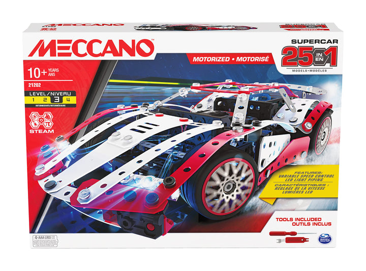 Meccano: Spin Master - Multimodello Da 25 - Super Car;