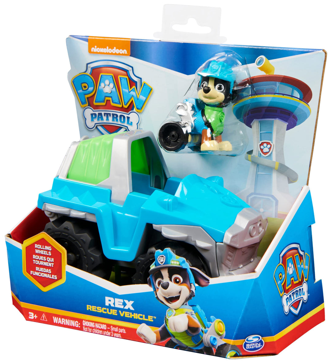 Paw Patrol: Spin Master - Veicolo Base Rex;