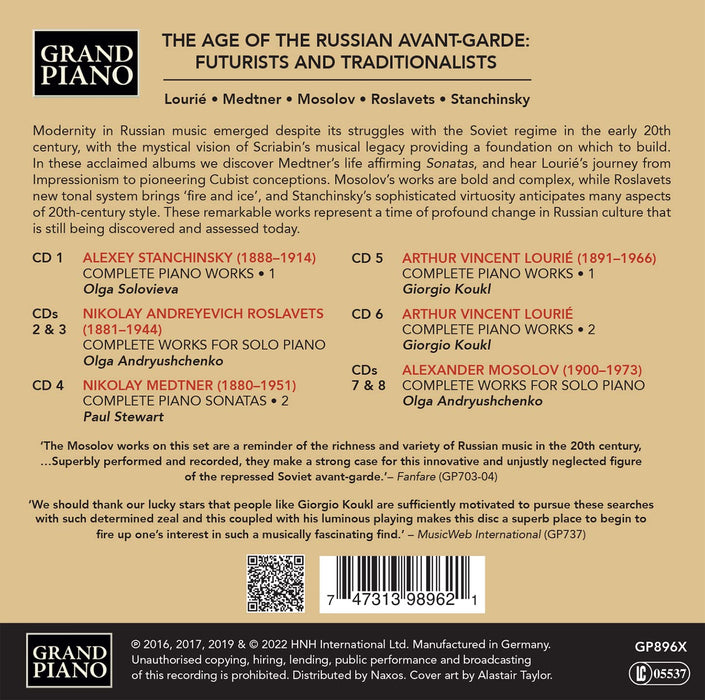 Age Of The Russian Avant-Garde: Futurists And Traditionalists (The) (8 Cd);