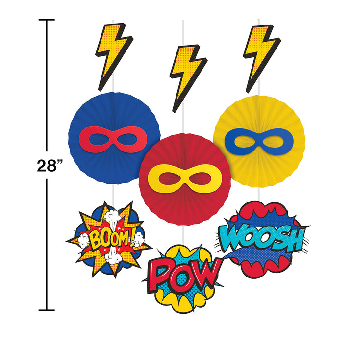 Creative Converting: Hng Fans 12/3Ct Superhero Party;