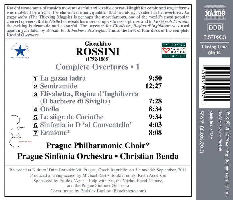 Gioacchino Rossini - Overtures (integrale) , Vol.1: La Gazza Ladra, Semiramide, Otello, Ermione;