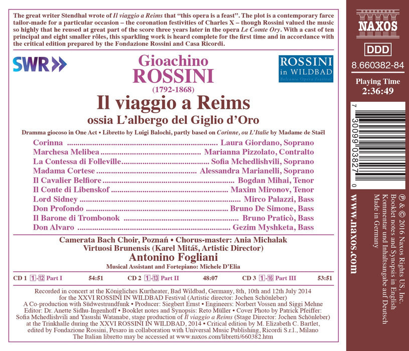 Gioacchino Rossini - Il Viaggio A Reims (3 Cd);