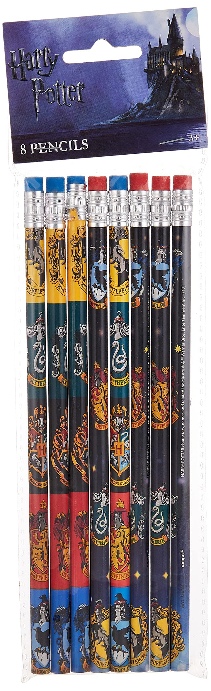 Harry Potter: Unique Party - Harry Potter: Unique Party - Set 8 Pencils / 8 Pencils;