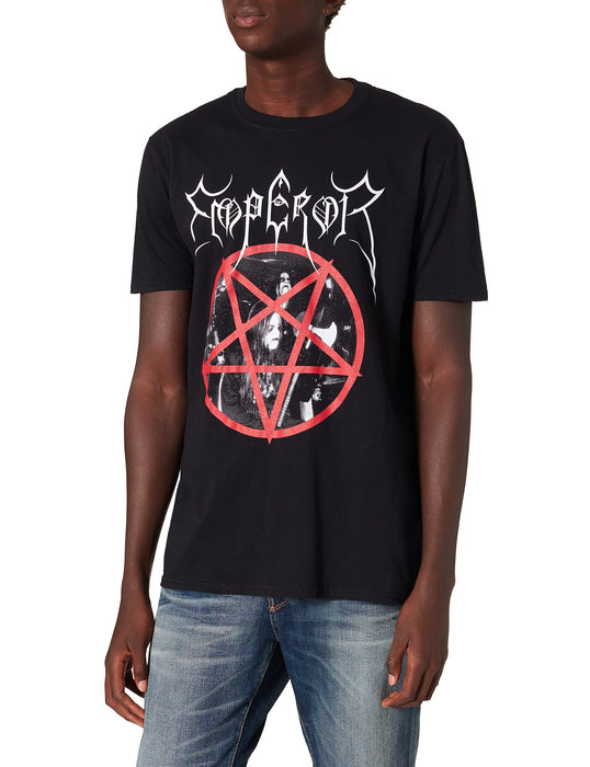 Emperor: Pentagram 2014 Front & Back Print (T-Shirt Unisex Tg. L);