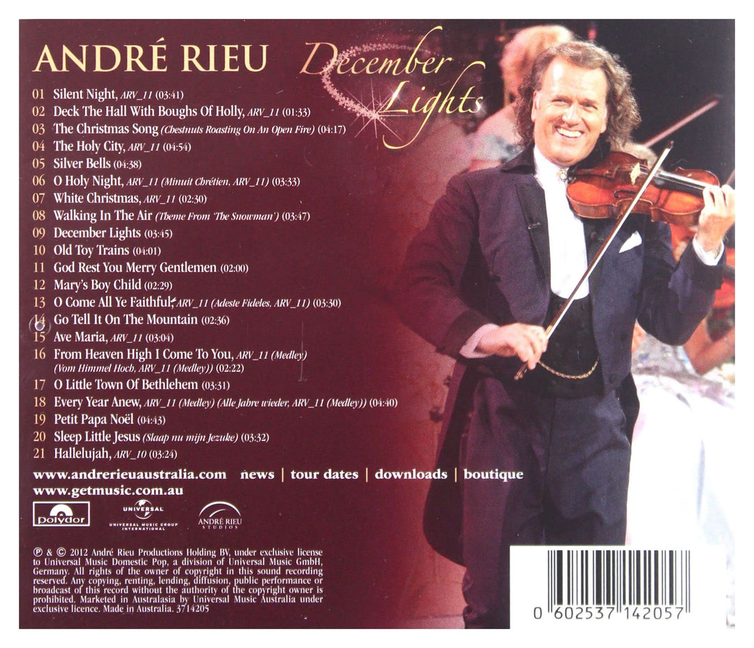 Andre' Rieu: December Lights;