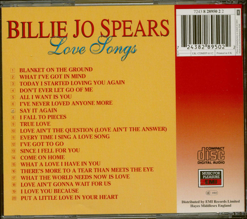 Billie Jo Spears - Billie Joe Love Songs;