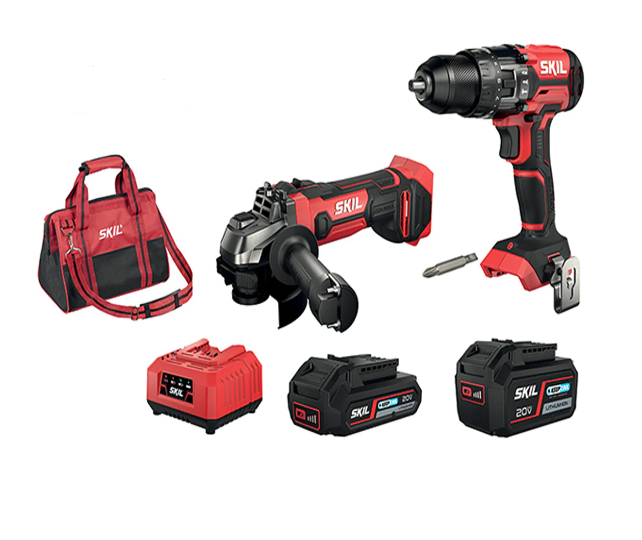 SKIL 3354 EA Cordless hammer drill and cordless grinder combo kit