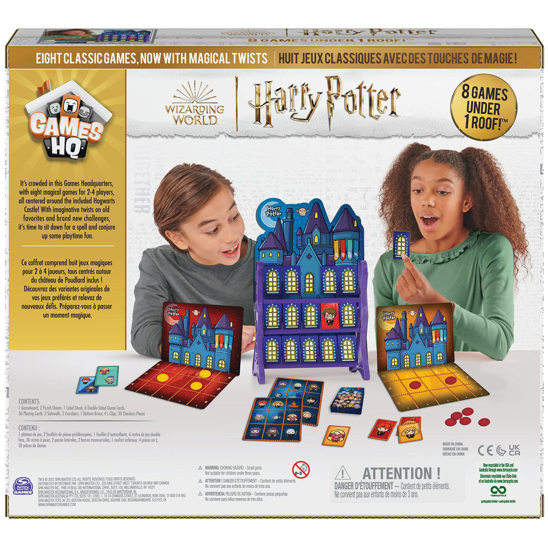 Harry Potter: Spin Master - 8 Giochi Riuniti In 1 Confezione;