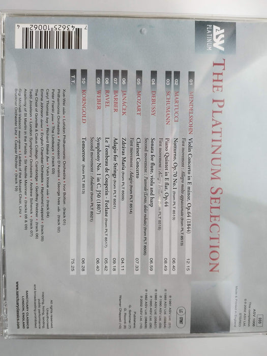 ASV Platinum Selection;