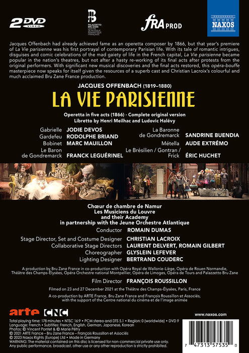 Jacques Offenbach - La Vie Parisienne (2 Dvd);