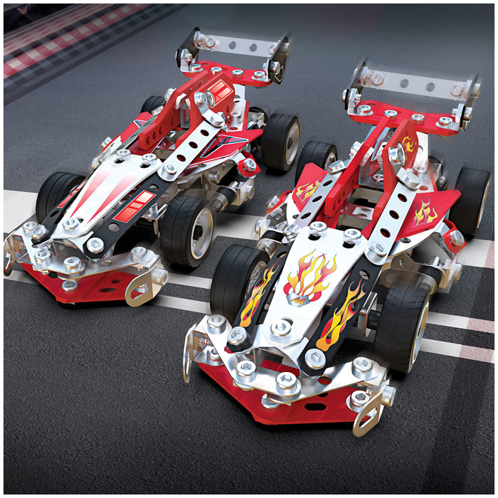 Meccano: Spin Master - Multi Model of 10 - Race Vehicles;