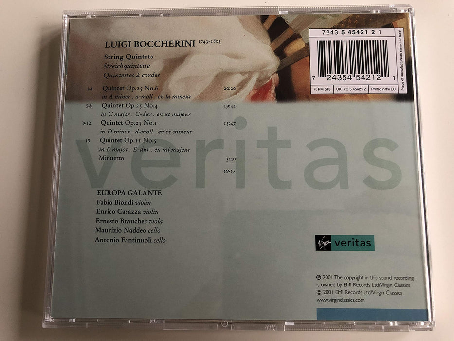 Luigi Boccherini - String Quintets;
