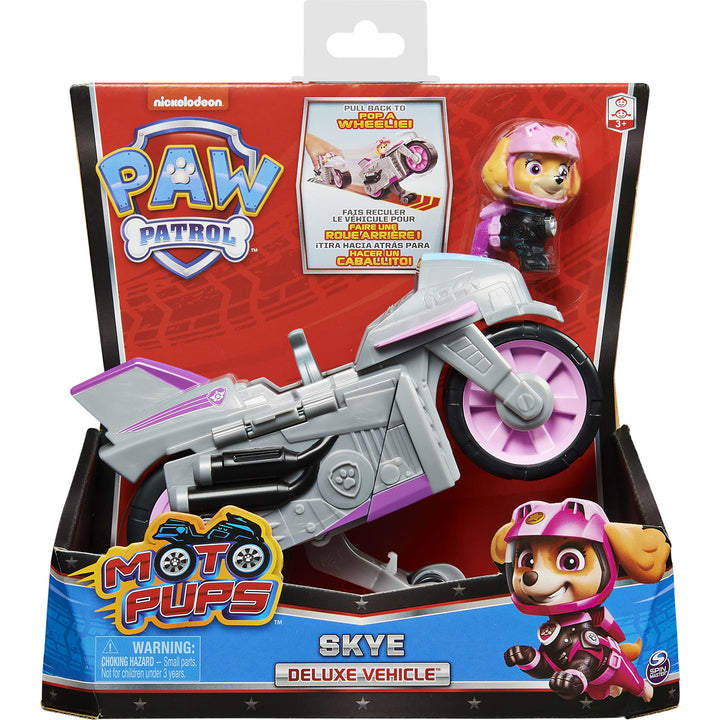 Paw Patrol: Spin Master - Veicolo Tematizzato Di Skye Moto Pup;