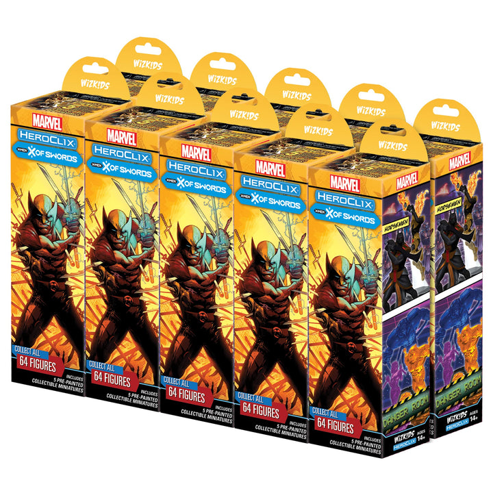 Marvel: WizKids - Hero Clix - X-Men X Of Swords Booster Brick;