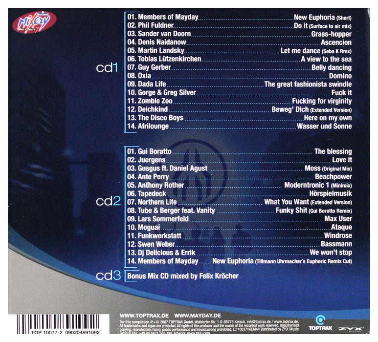 Mayday New Euphoria - Sunshine Live Festival Collection (3 Cd);