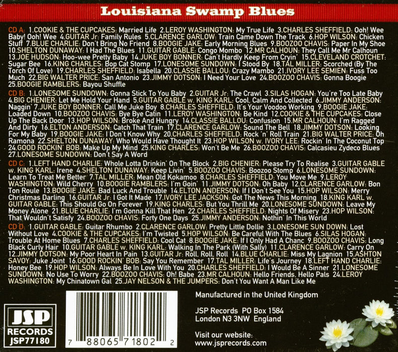Louisiana Swamp Blues / Various (4 Cd);