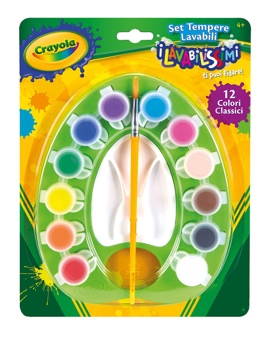 Crayola: Lavabilissimi - 12 Pennarelli Punta Maxi Colori Tropicali Ultra Lavabili;