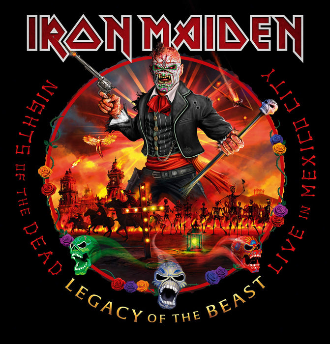 Iron Maiden - Nights Of The Dead, Legacy Of The Beast: Live In Mexico City (Green, White, Red Vinyl) (3 Lp);