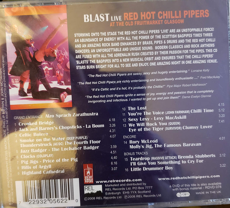 Red Hot Chilli Pipers - Blast Live;