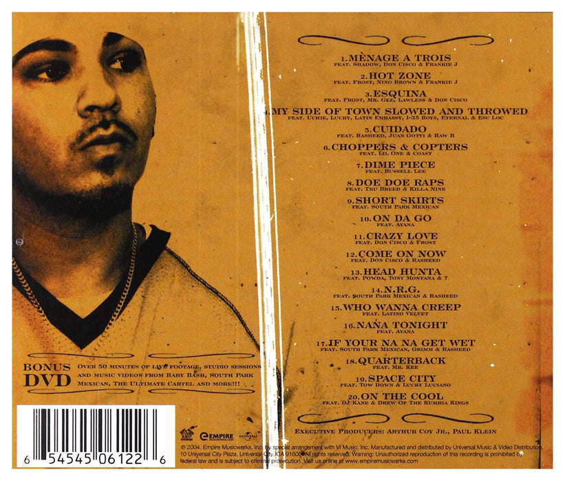 Baby Bash - Menage A Trois (Cd/Dvd);