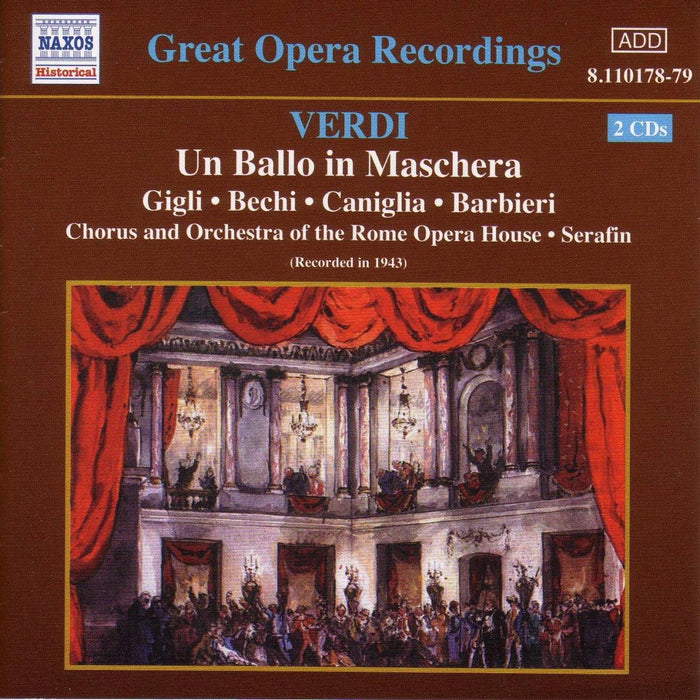 Giuseppe Verdi - Un Ballo In Maschera (2 Cd);