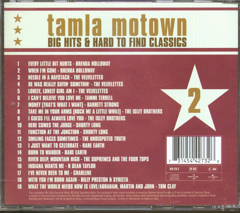 Big Motown Hits &amp; Hard To Find Classics - Volume 2 / Various;