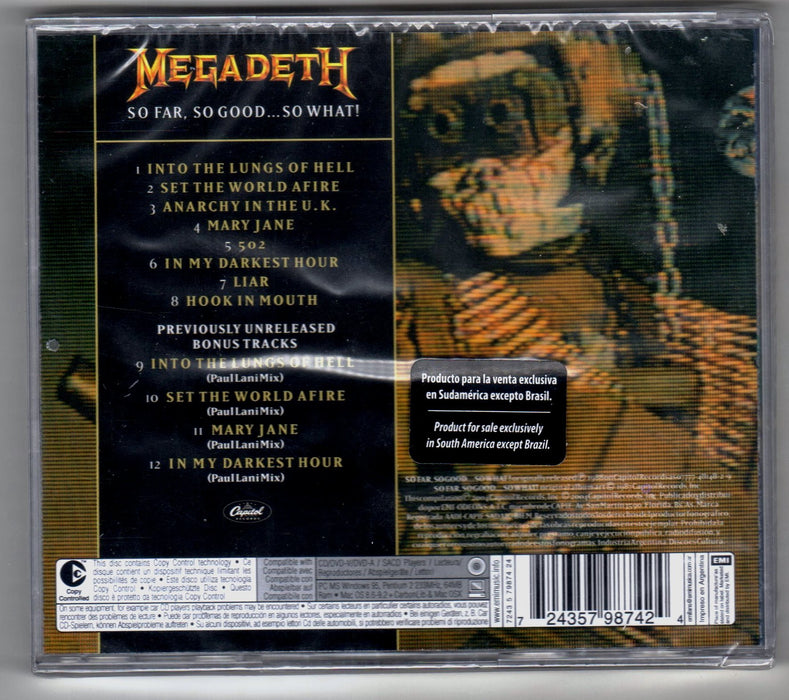 Megadeth - So Far So Good So What!;