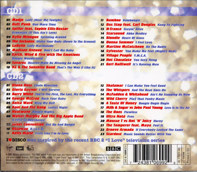 I Love Disco / Various (2 Cd);