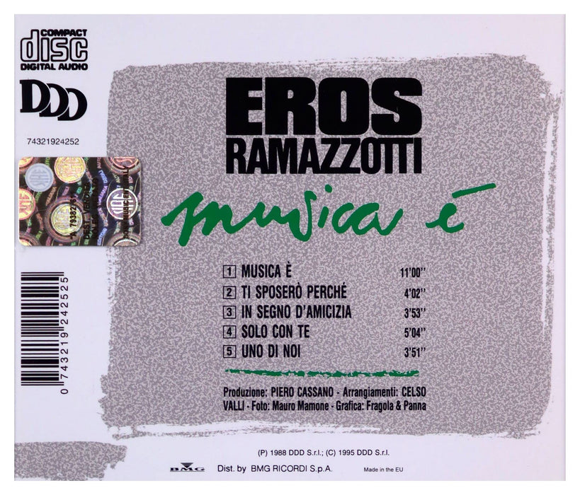 Eros Ramazzotti - Musica E';