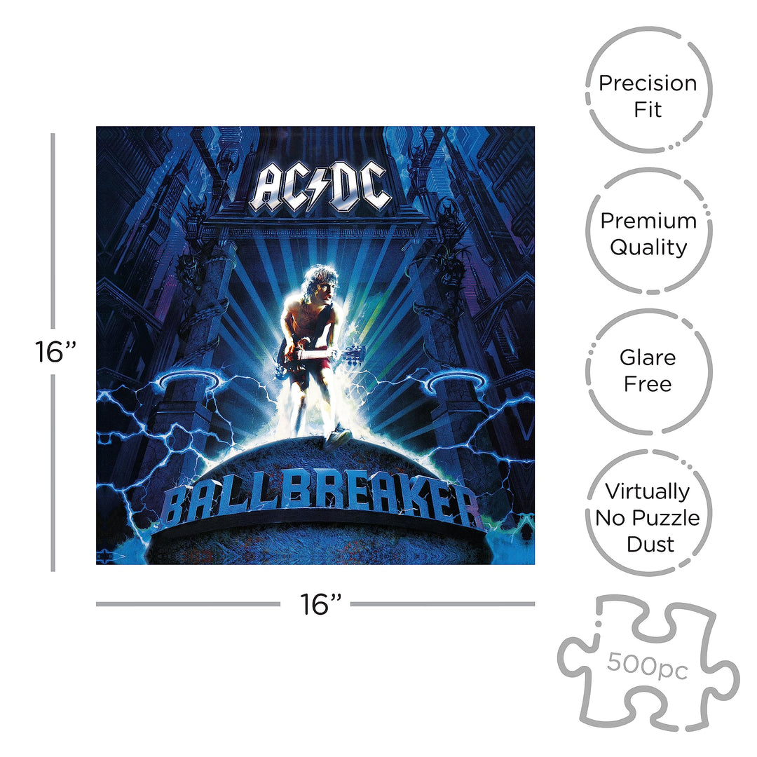 Ac/Dc: Zee Productions - Ballbreaker (500 Piece Jigsaw Puzzle);