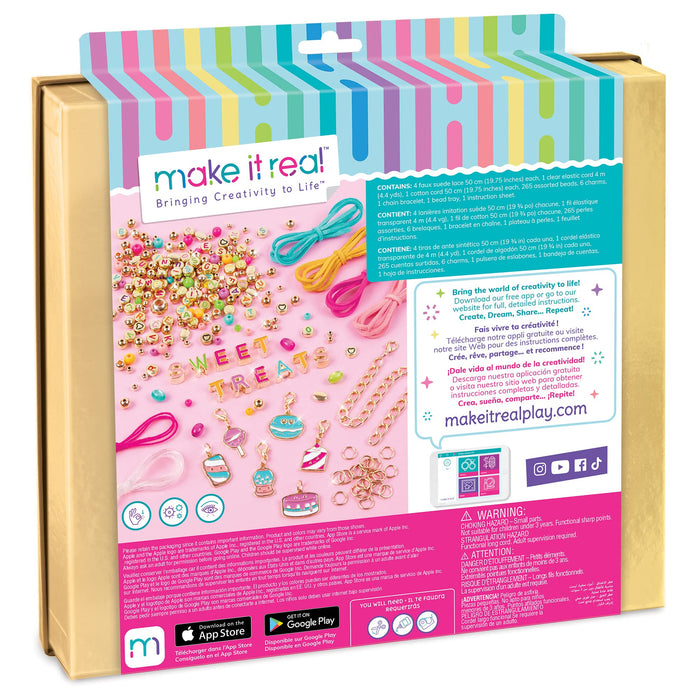 Make It Real: Kit Per Braccialetti Fai Da Te Dolci Dolcetti;