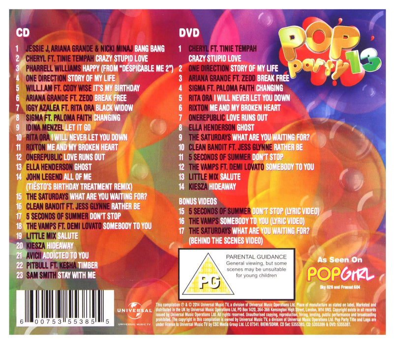 Pop Party 13 / Various (Cd+Dvd);