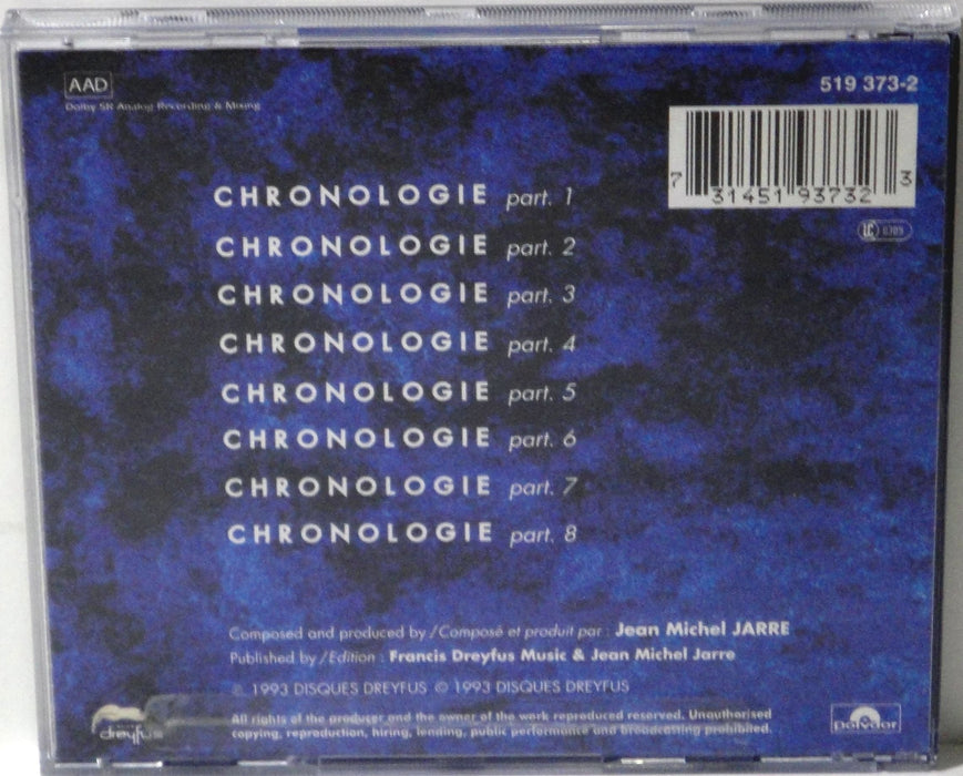 Jean-Michel Jarre - Chronologie;