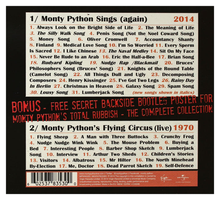 Monty Python - Monty Python Sings (Again) (Special Edition) (2 Cd);