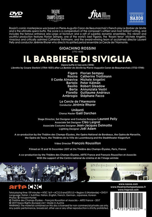 Gioacchino Rossini - Il Barbiere Di Siviglia;
