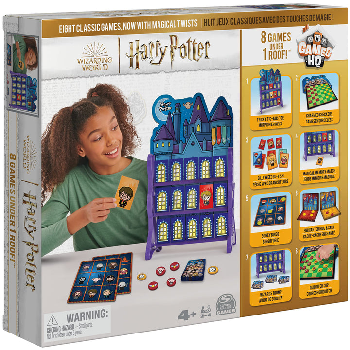 Harry Potter: Spin Master - 8 Giochi Riuniti In 1 Confezione;